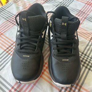 Under Armour Kids Black and White Sneakers